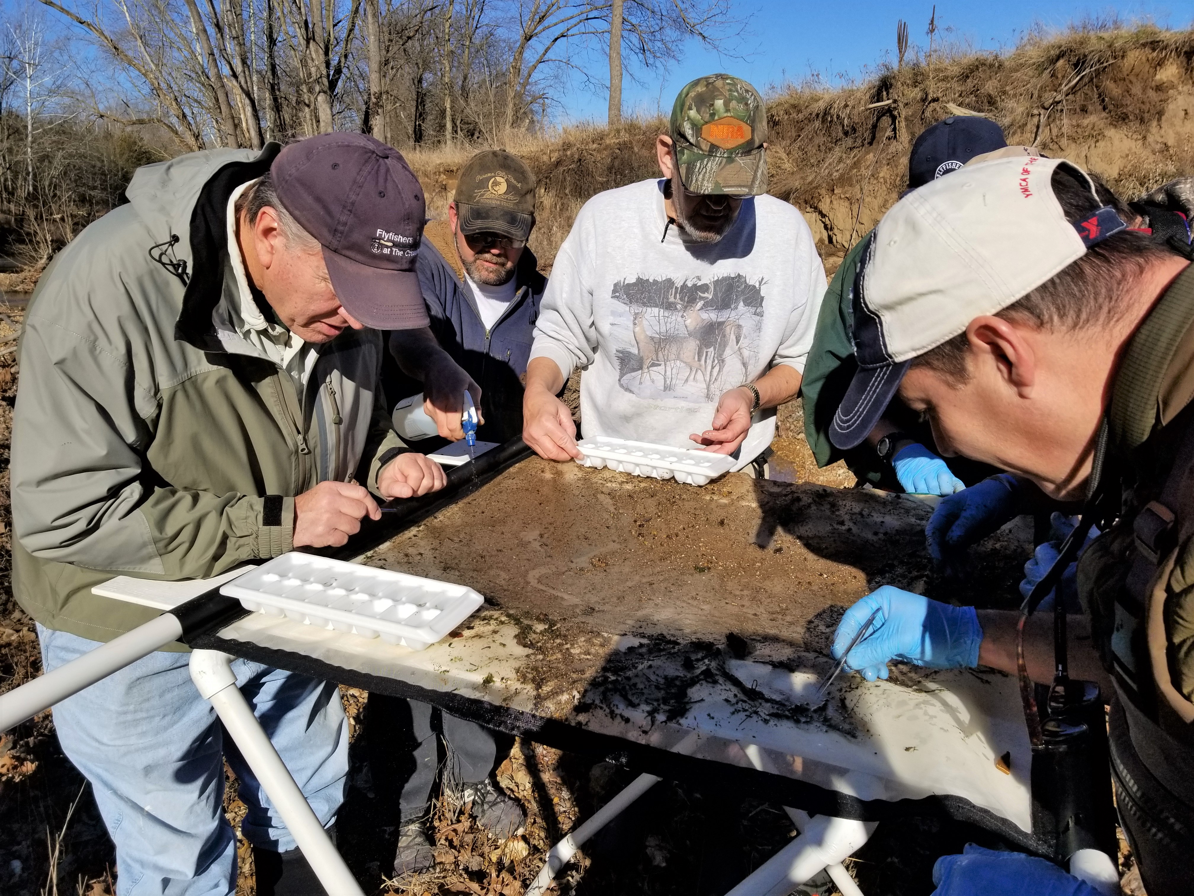 Service Stream Team Does It's Job Flyfishers at the Crossing
