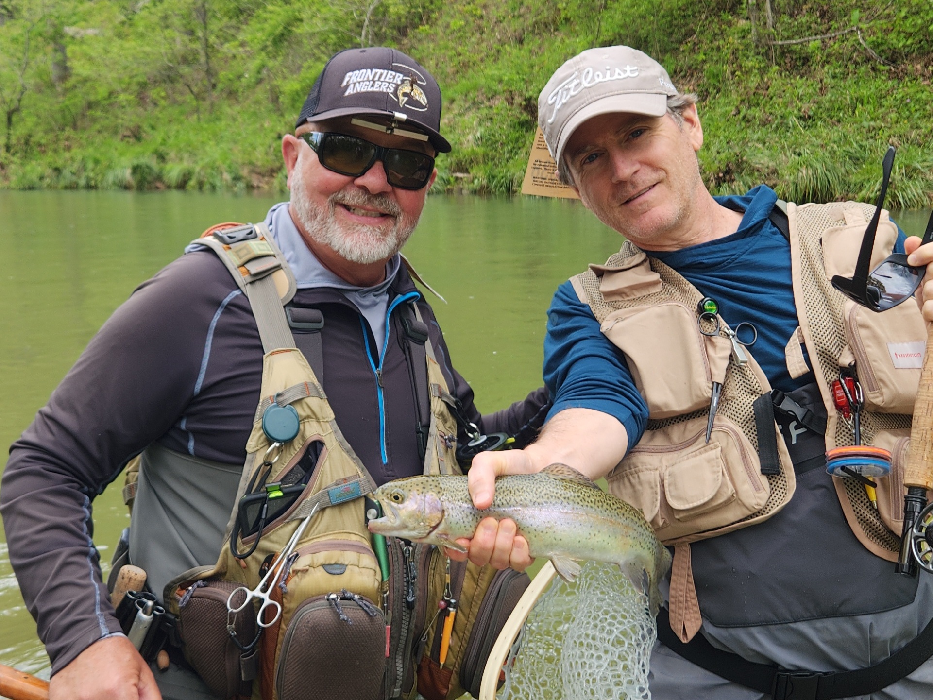 Trips High, Murky, Fast Bam Two More Grads Flyfishers at the Crossing